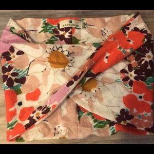 Anthropoloie Madison 88 Floral Infinity Scarf